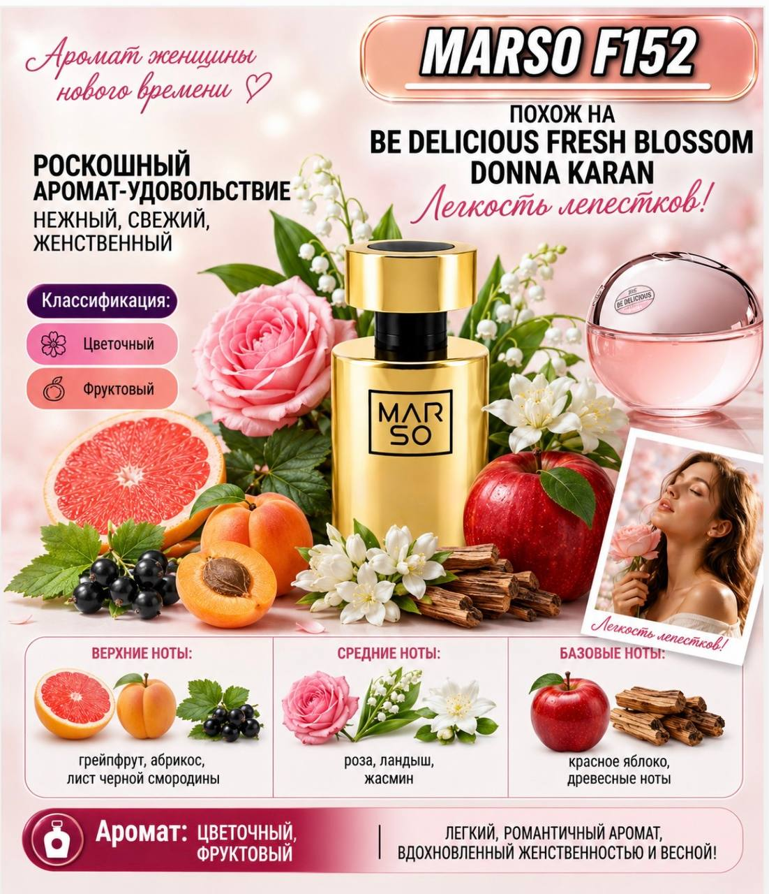MARSO F 152 - Be Delicious Fresh Blossom Donna Karan