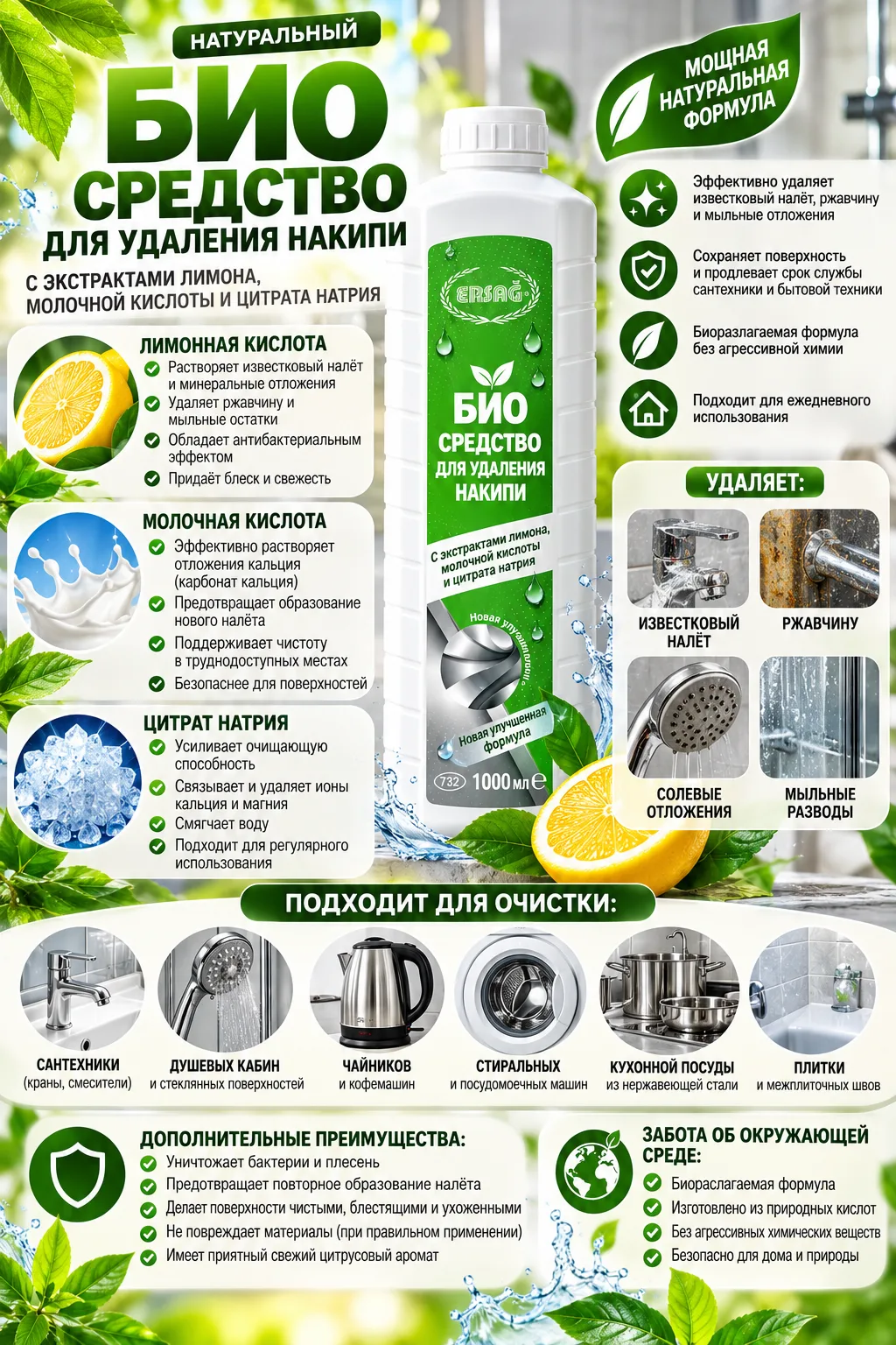 БИО средство для удаления накипи