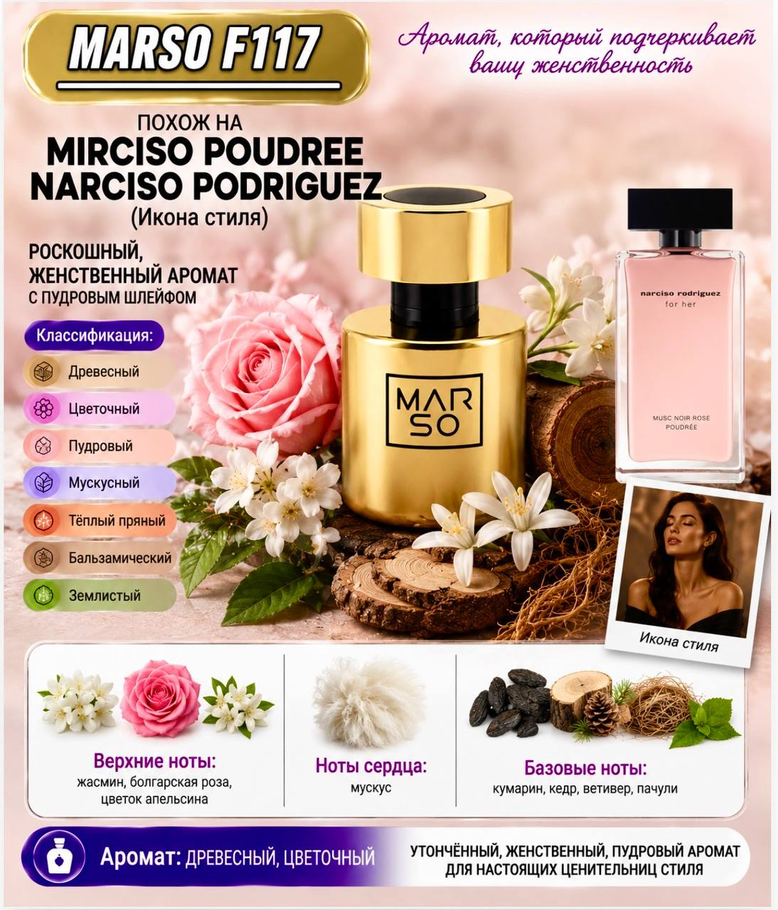 MARSO F 117 - Narciso Rodriguez - Poudrée